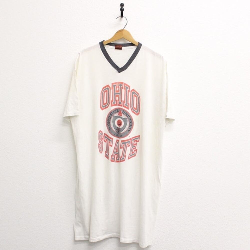 Vintage The Ohio State University OSU Buckeyes Night T Shirt XXL 2X